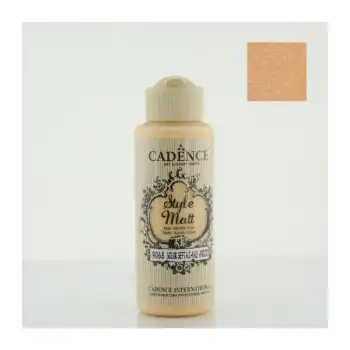 Cadence Style Mat Akrilik Boya Soluk Şeftali 120ml 9068