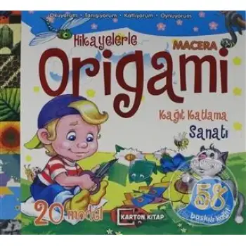 Karton Çocuklar İçin Macera Origami