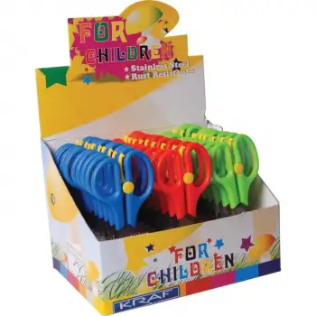 Kraf Makas Öğrenci Tipi Cetvelli Yaylı 725g