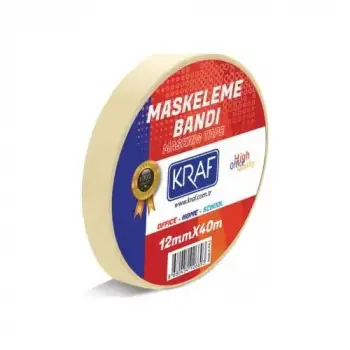 Kraf Maskeleme Bandı 12x40mm 4012g