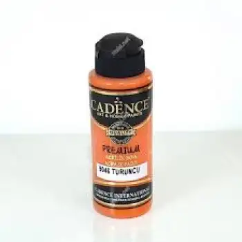 Cadence 120 Ml Su Bazlı Premiım Akrilik Boya 9046 Turuncu