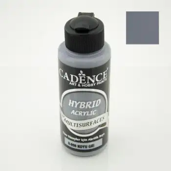 Cadence Hybrid Akrilik Multısurfaces H-090 Koyu Gri 120ml
