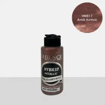Cadence Metalik Hybrid Multısurfaces Hm-819 Antik Kırmzı 120ml