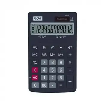 Kraf Masaüstü Hesap Makinesi 12 Hane Hm-135
