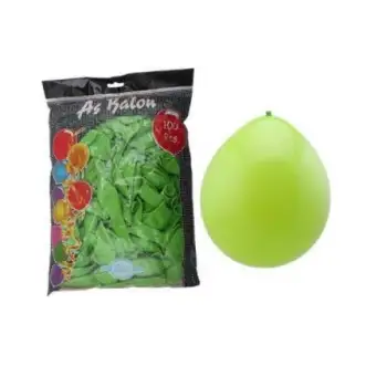 Erbay İtalyan Metalik Balon Açık Yeşil 100 Lü