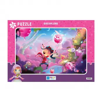 Mavilale Bf176 Dreamland (Masal Dünyası) 130 Parça Frame Puzzle