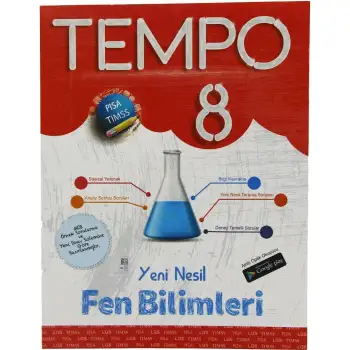 Kırmızıbeyaz 8.Sınıf Fen Bilimleri Tempo Soru Bankası 2020