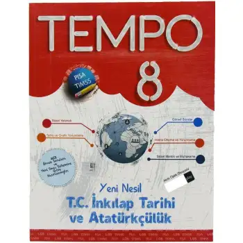 Kırmızıbeyaz 8.Sınıf İnkilap Tarihi Tempo Soru Bankası 2020