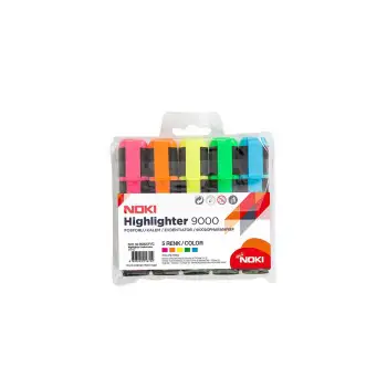 Noki Fosforlu Kalem 5 Li Pvc 9000-5pvc