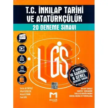 Mozaik 8.Sınıf İnkilap Deneme 20 Li 2022