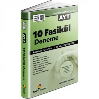Aydın Ayt 10 Lu Fasikül Deneme 2021