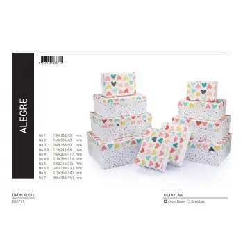 Gıpta Alegre Dikdörtgen 1 Nolu Kutu Bx67710