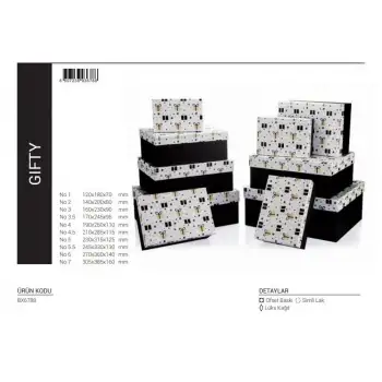 Gıpta Gifty Dikdörtgen 7 Nolu Kutu Bx67880