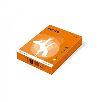 Maestro Mondi A4 500 Lü Fotokopi Kağıdı Turuncu Mnd-240