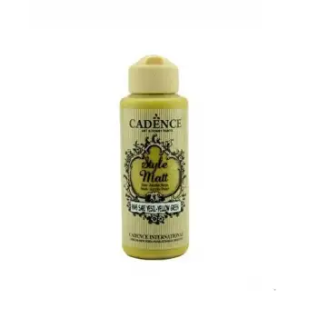 Cadence Style Mat Akrilik Boya S-9045 Sarı Yeşil 120ml