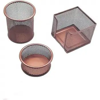 Drt Metal Masa Üstü Perfore Set 3 Lü Dövme Altın Drt-416