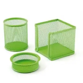 Drt Metal Masa Üstü Perfore Set 3 Lü Yeşil Drt-410