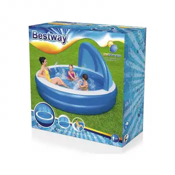 Bestway Havuz Yuvarlak Gölgelikli 2.40x1,40 54337