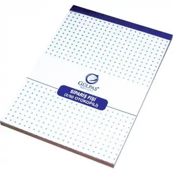 Gülpaş Sipariş Fişi 2/50 Otokopili ( 107 ) 14X20