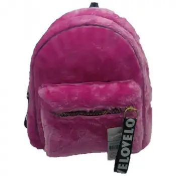 Taros Pembe Peluş Sırt Çantası 4848