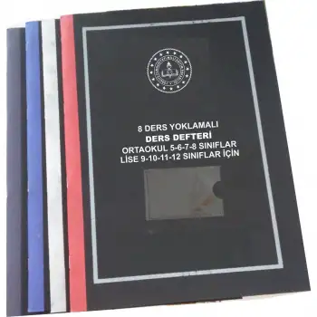 Gülpaş Ders Defteri Yoklamalı 8.Ders Plastik Kap. 25x35 ( 388 )