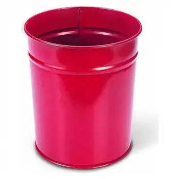 Mas Çöp Kovası Metal Kırmızı 0850