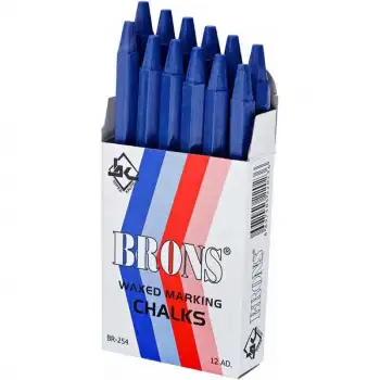 Brons Marka Tebeşiri  Mavi 1