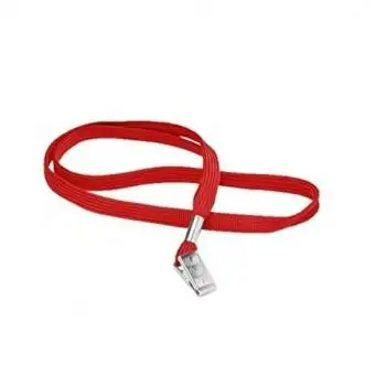 Kraf Kart Askı İpi Metal Klips   510g-50 Kırmızı 1