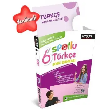 Uygun 6.Sınıf Türkçe Yeni Spotlu Soru Bankası 2022