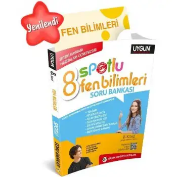 Uygun 8.Sınıf Fen Bilimleri Yeni Spotlu Soru Bankası