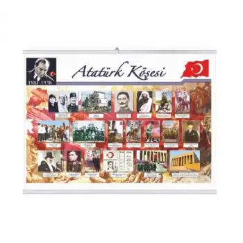 Gülpaş Atatürk Köşesi Selefonlu Çıtalı 57x82 ( 323 )