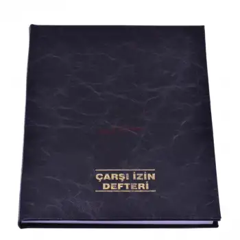 Gülpaş Çarşı İzin Defteri Ciltli Suni Deri 21x28 ( 525 )