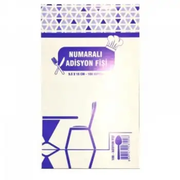 Gülpaş Adisyon Fişi 109 9,5x16