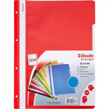 Esselte Telli Dosya Slt-419915 Kırmızı 1