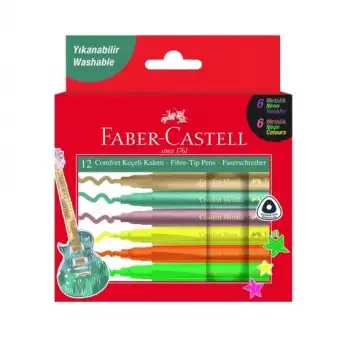 F.C. Keçeli Kalem Comfort Metalik Neon 12 Li5068155132