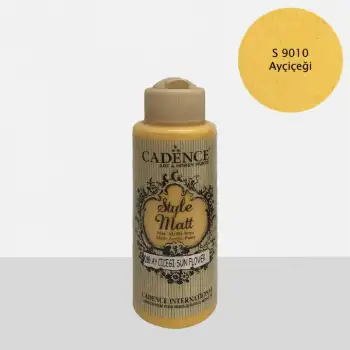 Cadence Style Mat Akrilik Boya S-9010 Ayçiçeği 120ml