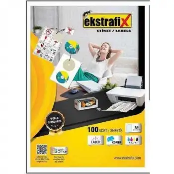 Ekstrafiz Laser Etiket 70x70mm 5312