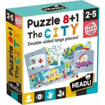 Headu Puzzle 8+1 Cıty 2 5  Yaş