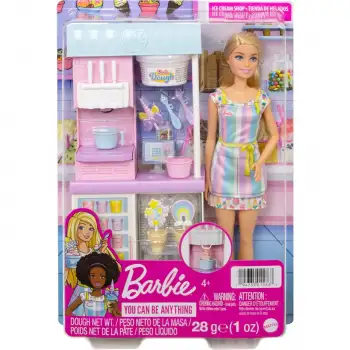 Mattel Barbıe Dondurma Dükkanı Oyun Seti