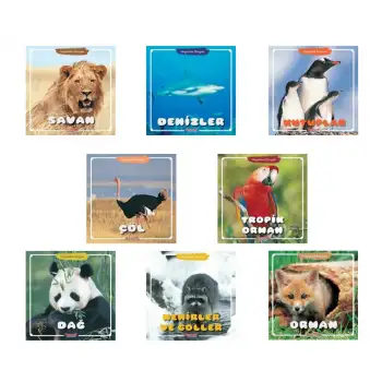Yumurcak Hayvanlar Dünyası 8 Kitap