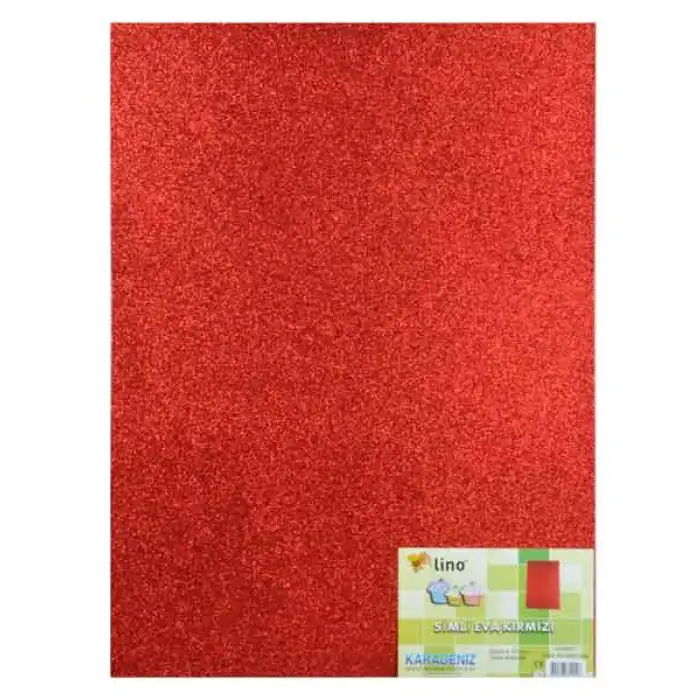 Lino Eva 50x70 2mm. Simli Kırmızı Rbe-504 *Tek