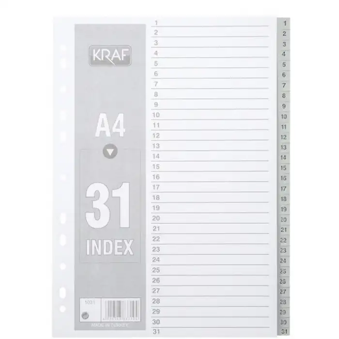 Kraf Separatör 1-31 Rakam 1031