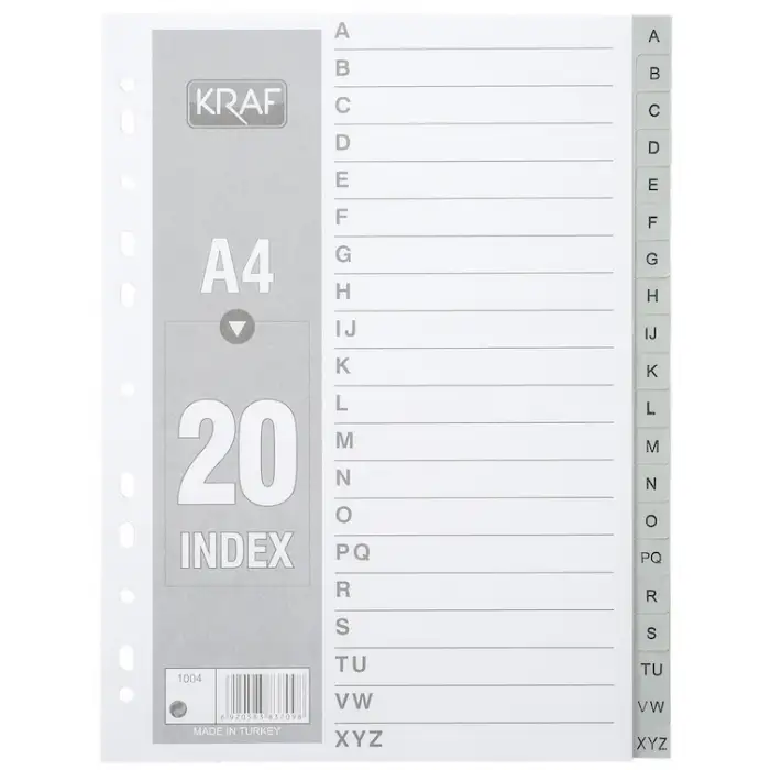 Kraf Separatör A-Z Harf 1004