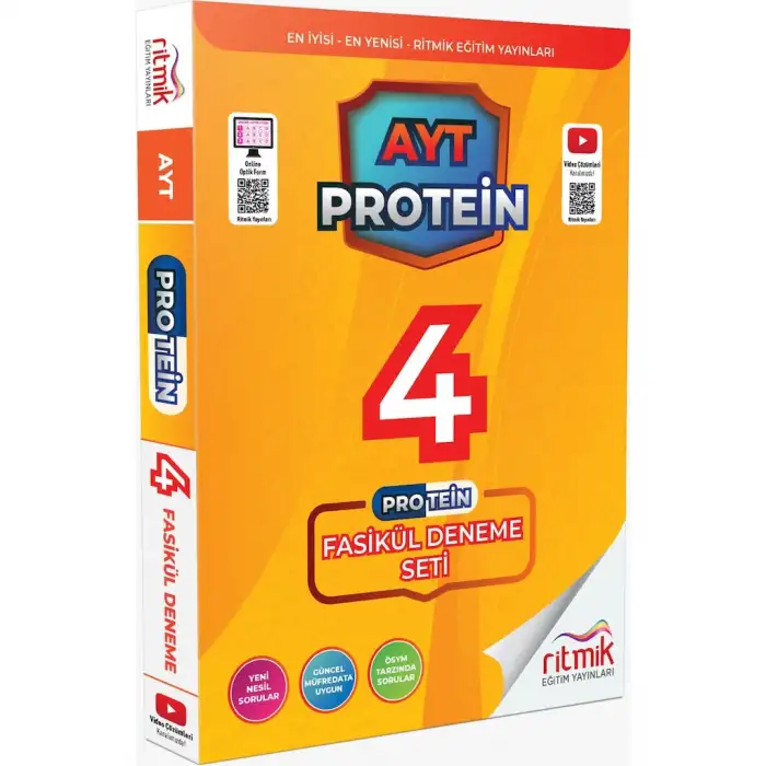 Ritmik Ayt Protein 4 Fasikül Deneme Seti