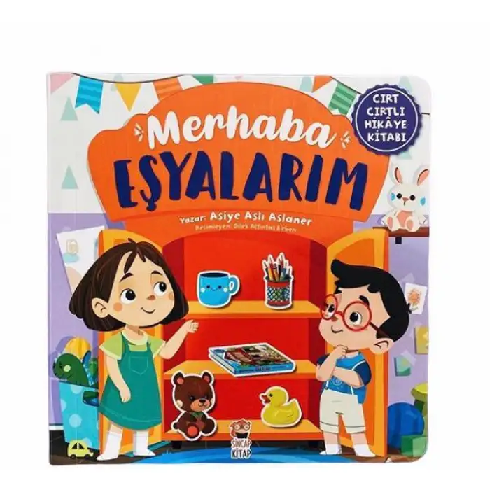 Sincap Kitap Cırt Cırtlı Hikaye Kitabı Merhaba Eşyalarım