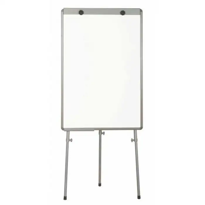 İnterpano Alüminyum Çerçeve Lamine Teleskopik Ayaklı Yazı Tahtası FlipChartlı 70X100 İnt-623f