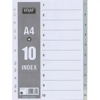 Kraf Separatör 1-10 Rakam 1010