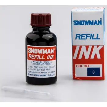 Snowman Permanent Kalem Mürekkebi Mavi Sı-Ia