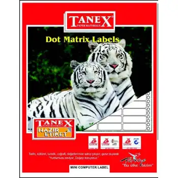 Tanex Sürekli Form Hazır Etiket