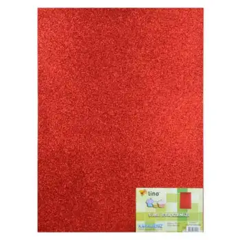 Lino Eva 50x70 2mm. Simli Kırmızı Rbe-504 *Tek